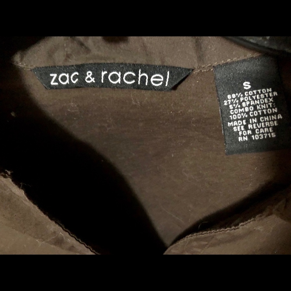 Euc! Small Button Down Fitted Top - image 4